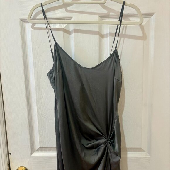 SKIMS Silk Sleep Dress Nightie with High Slit | Size Small - Picture 9 of 11